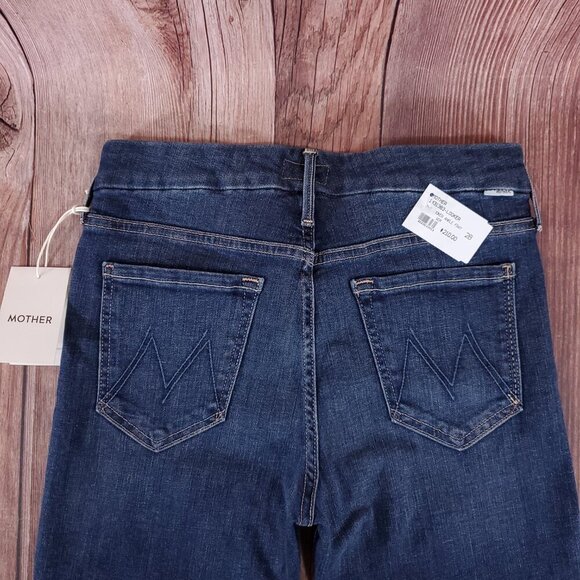 NWT Mother Womens Size 28 The Looker Ankle Fray Girl Crush Denim Jeans $210 - Picture 8 of 16
